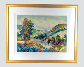 #17 • Alex Perez Signed and Numbered Mountain Scene
