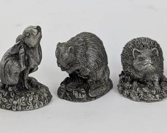 #66 • Six Pewter Figurines - Jane Lunger

