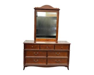 #19 • Stanley Furniture Abigail Double Dresser with Mirror
