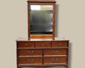 #19 • Stanley Furniture Abigail Double Dresser with Mirror

