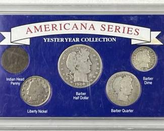Barber Silver Half, Quarter, Dime & More Set