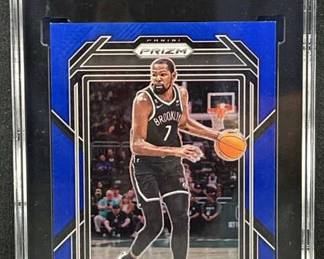2022 Prizm Kevin Durant Blue #/199 SGC 10