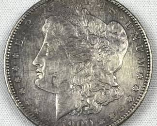 1900 Morgan Silver Dollar, US $1 Coin