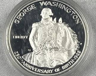 1982 Silver George Washington Proof 90% Half