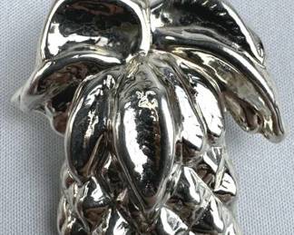 925 Silver Large Pineapple Pendant/Pin