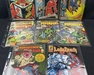 (8) Vintage Marvel & DC Comics Assortment