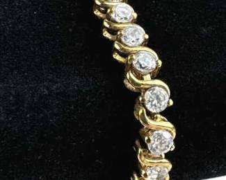 925 Silver CZ Tennis Bracelet