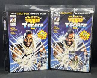 Mr. T Signed Comic + Sealed T-Force w/ Card