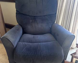 Dark Blue Lazy Boy Recliner
