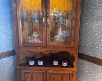 Cochrane Furniture Corner Cabinet With Light