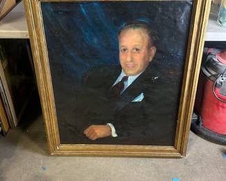 Large Gold framed painting