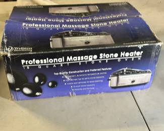 Massage stone heater