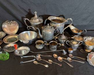 Silver Plated Dishes And More
