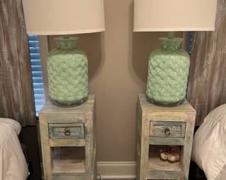 Pair of side tables / nightstands