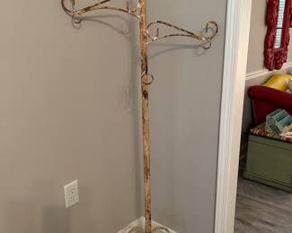 Metal coat rack