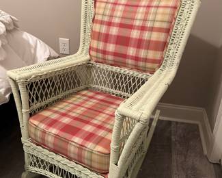Wicker rocker