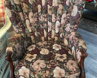 Channel back chair