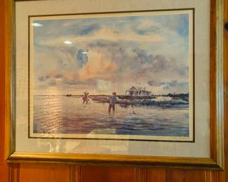 SIGNED PRINT “ONE MORE TIME” BY TEXAS ARTIST CLAY MCGAUGHY 429/600