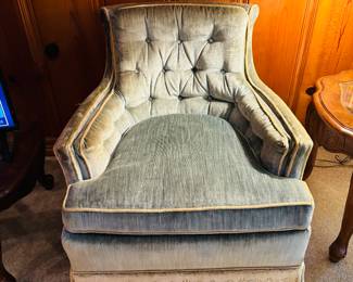 VINTAGE VELVET OCCASIONAL ROCKER (HAVE 2)