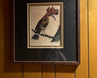 COCK HOOPIE FRAMED ART