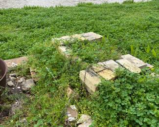 ANTIQUE AP GREEN LONE STAR TEXAS BRICKS