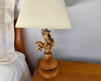 MCM ROOSTER LAMP (HAVE PAIR)