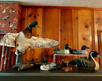 COLLECTION OF WOODEN DUCKS