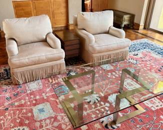 Beautiful Persian rugs purchase from david adler we have receipts. Everything is just incredible in this estate.
