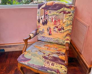 Scalamandre chair & fabric