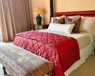 King before with new mattress