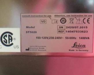 Leica ST 5020 automated slide stainer