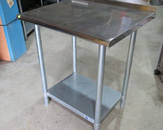 stainless steel high top work table