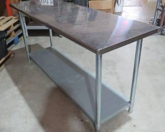 stainless steel work table