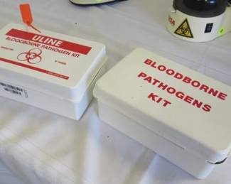 Bloodborne pathogens safety kit