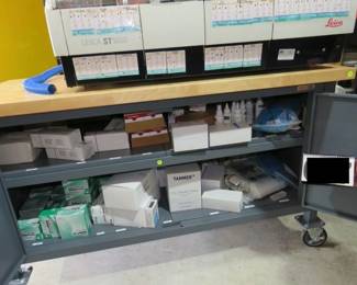 mixed medical lab supplies