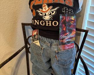 "Shy Baby" doll in authentic Longhorn attire:  $60.00