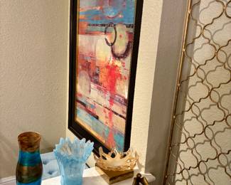 Murano glass bowl:  $30.00