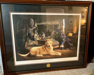 Waiting At Crow Creek ~ Dennis Minor 2000 International Artist of the Year.  Limited Edition:  $100.00