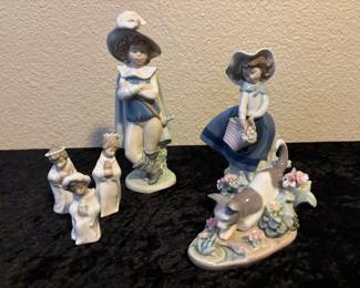 Lladro's:  $36.00 - $110.00 (3 kings)