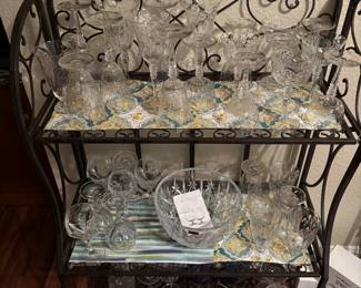 Waterford Crystal Stemware:  $20.00 ea.  Marquis Waterford Sparkle 9" bowl:  $68.00