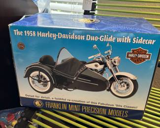 1958 H. D. Duo-Glide with Sidecar model:  $108.00