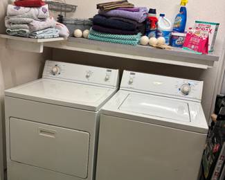 Roper washer and dryer.  Sold separately at $100.00 ea.