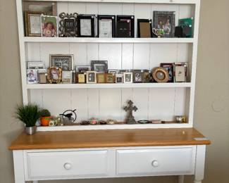 Farm House Hutch & Book Case (75"h x 19"d x 60"w) 2 pc.:  $320.00.