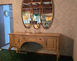 Sideboard $195, Mirror $150