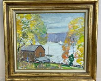 Milton W. Holm Oil on Canvas