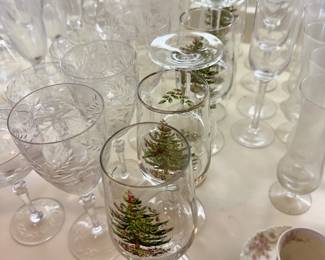 Spode stemware and more goblets