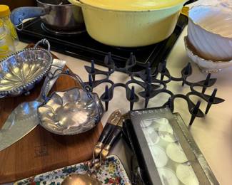 Full kitchen, enamelware and more