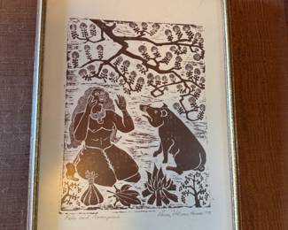 Framed Hawaiian Print