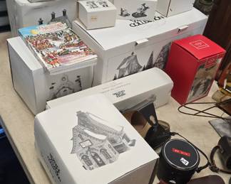 vintage Dept 56 houses in the box