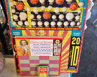 vintage punchboards